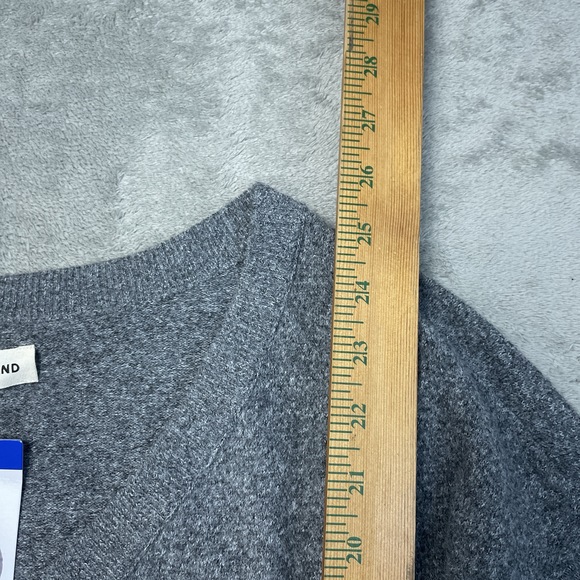 Lucky Brand Women's L Pullover Medium Heather Gray e0633 - Picture 4 of 7